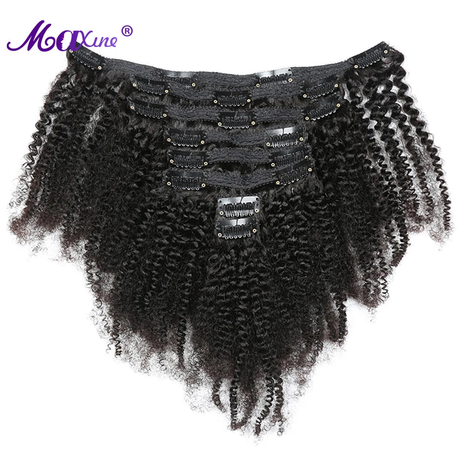 Maxine 4A 4B Hair Kinky Curly Clip In Hair Curly