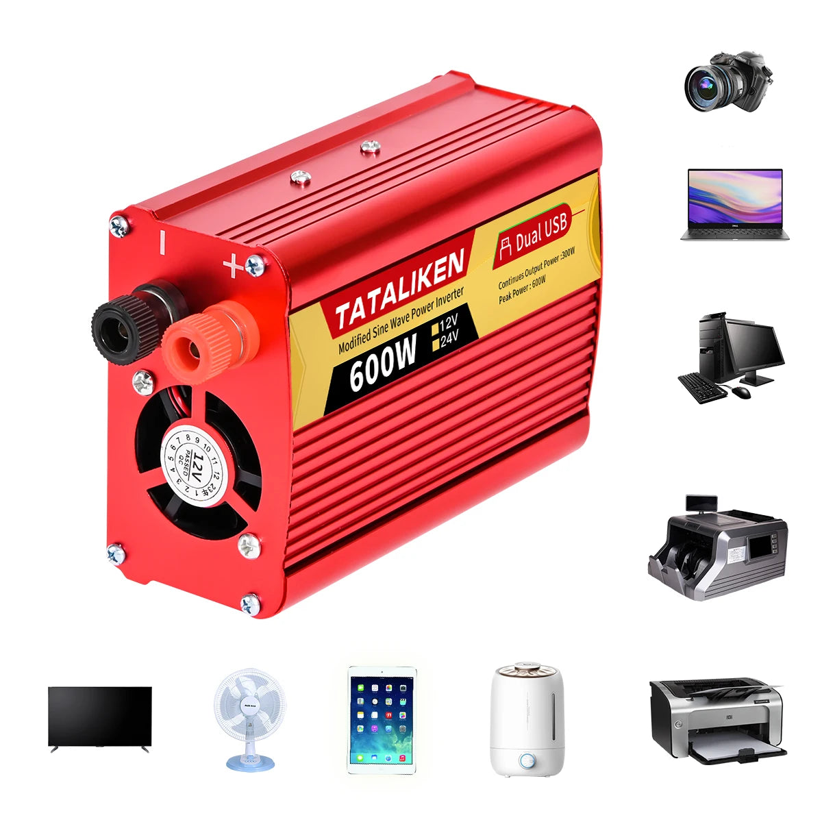DC12V/24V To AC 110V 60HZ Modified Sine Wave