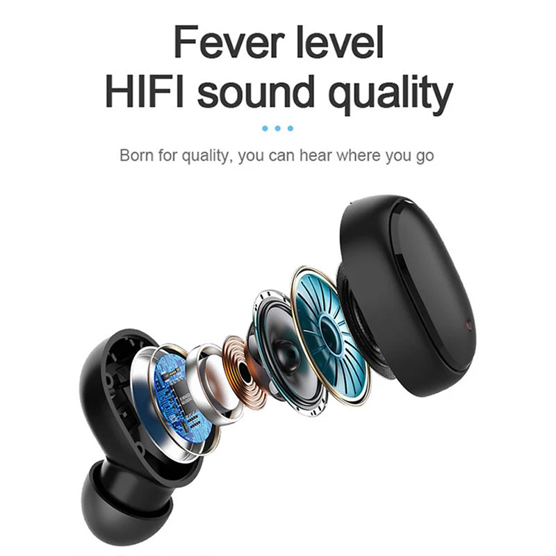 A6S TWS Wireless Bluetoot ancelling Earplug Mini Headphones Hands-free