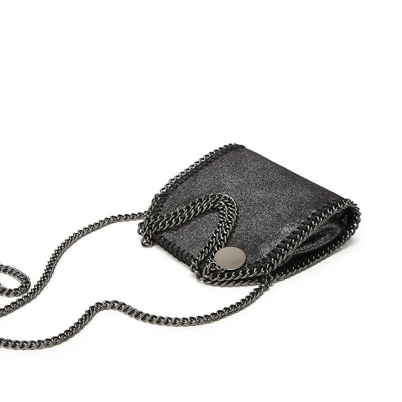 Luxury Designer Women's Chain Crossbody with Quilted