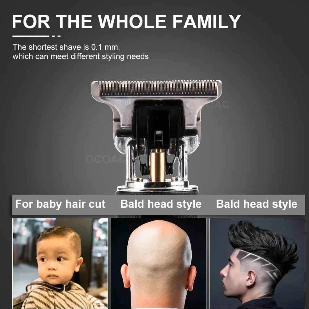 T9 Professional Hair Cutting Machine Wireless Electric Hair Trimper