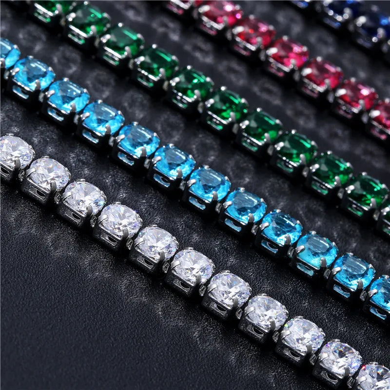 women and Men Bracelet CZ Chain Homme Jewelry