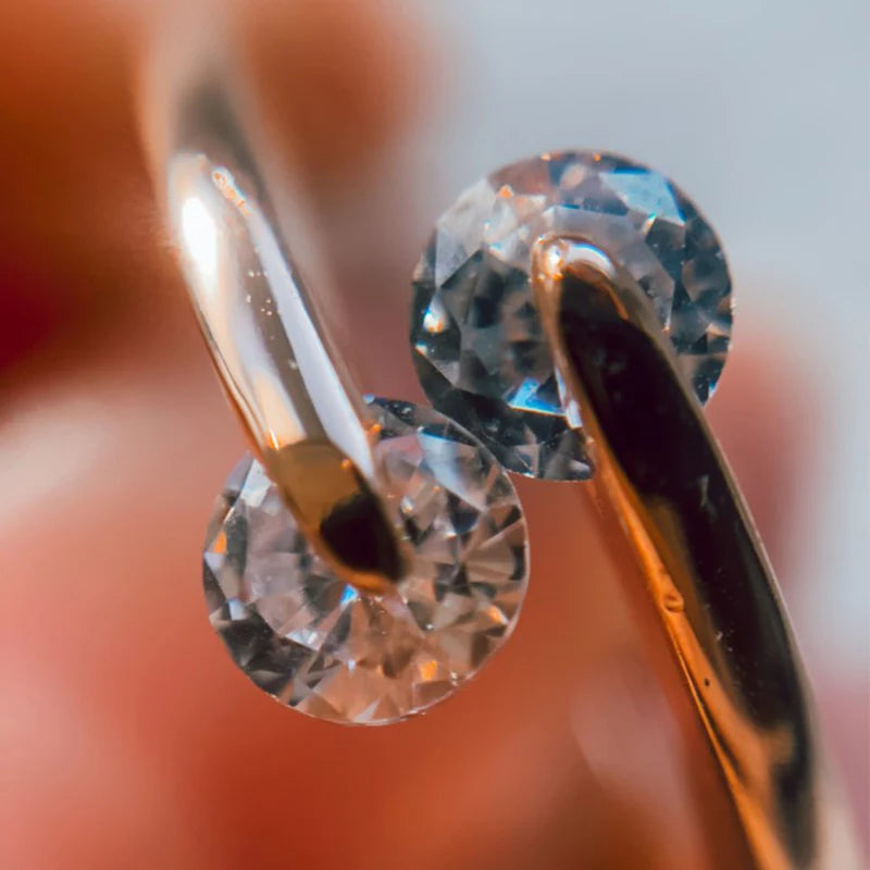 ZHOUYANG Engagement Wedding Ring For e Gold Color Fashion