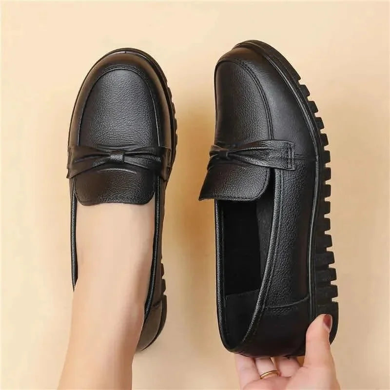 New Spring Women Shoes Low Top Round Healid Color