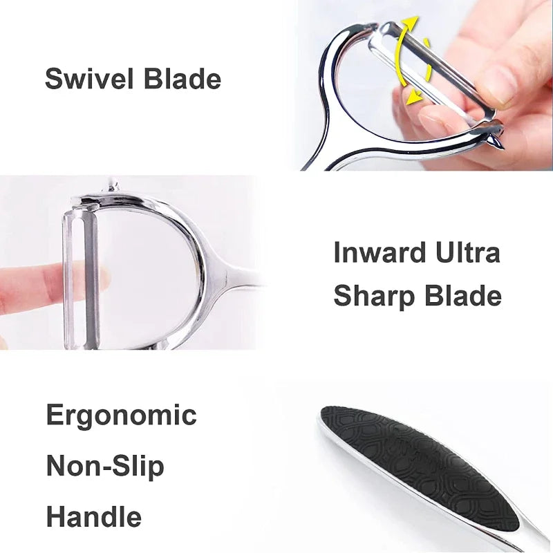 Stainless Steel Vegetable Peeler Tools Multifunction Carrot Grater Kitchen Accessories Gourmet Food Gadgets Dining Bar Home