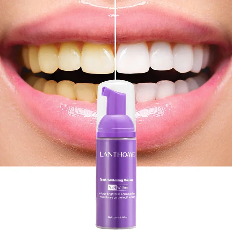 50ml V34 Mousse Toothpaste Teeth Whitening