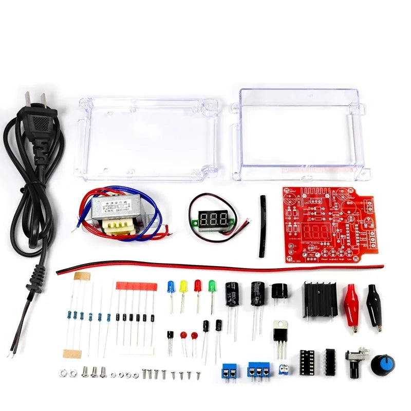 DIY Kit LM317 Adjustable Regulated Voltage 110V 220V