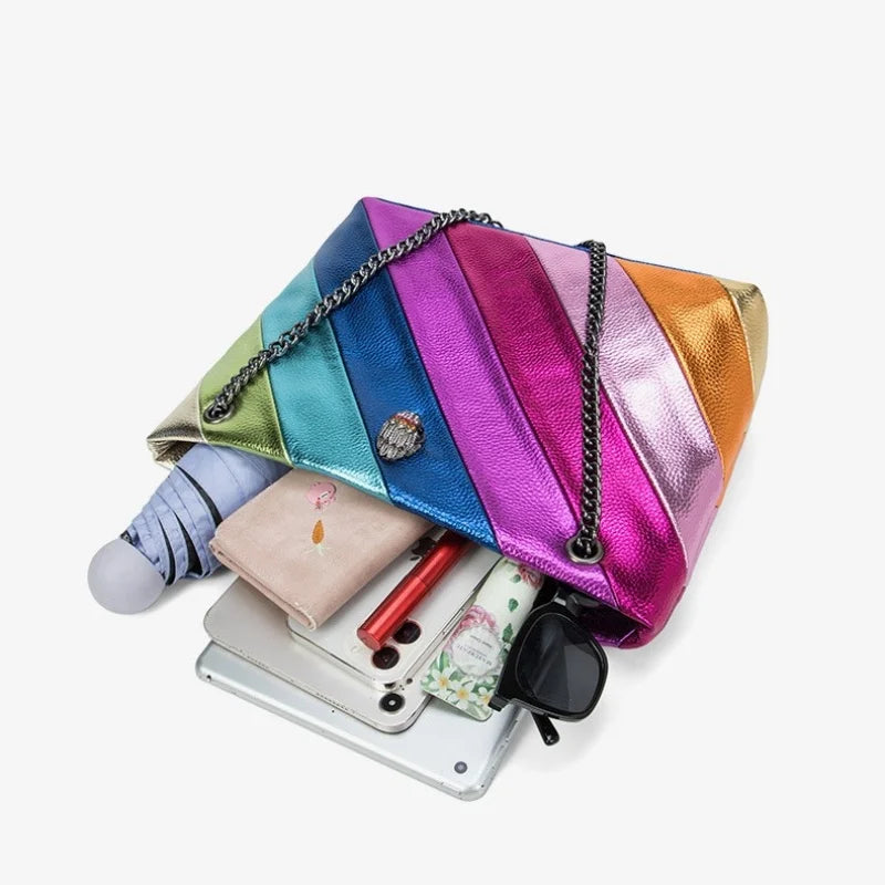 Tote Bag Women Kurt Geiger Eagle Head Rainbow Large-Capacity Women's Shoulder Bag Luxury Designer Messenger Bag Handbag New