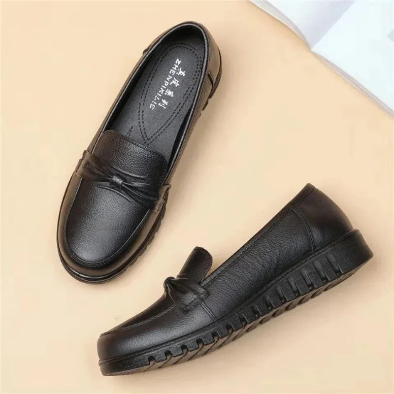 New Spring Women Shoes Low Top Round Healid Color