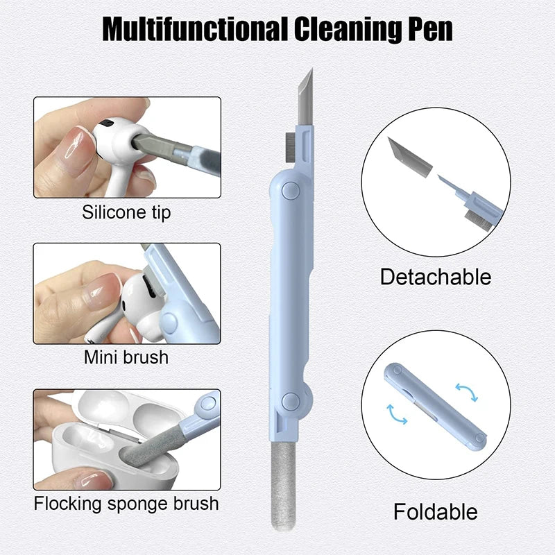 7-in-1 Keyboard Cleaning Kitg Bluetooth Earphones Cleaning Kit