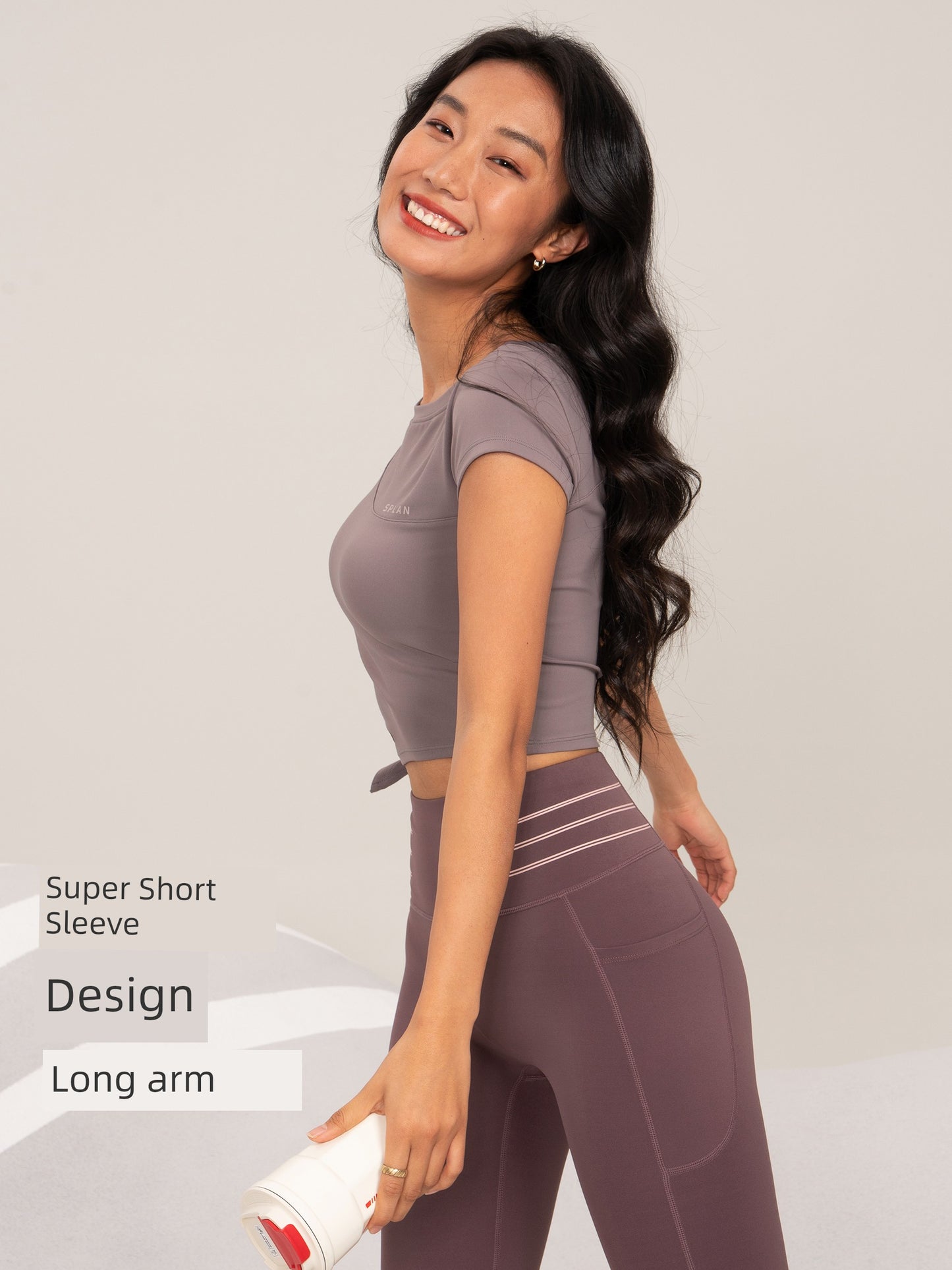 Women's Slim-Fit Short-Sleeved Spring and Summer Running Quick-Drying Yoga Clothes