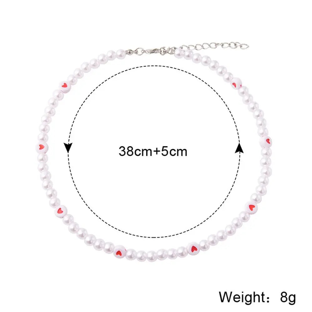 Fashion Simple Heart Pattern Pearl