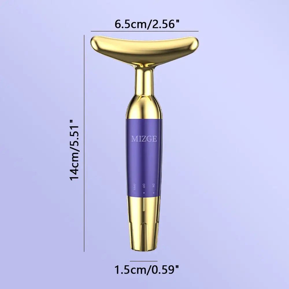 Wrinkle Removal Neck Face Beauty Device Skin Lifting Facial Tighten Vibration Massage Ultrasonic Double Chin Remover