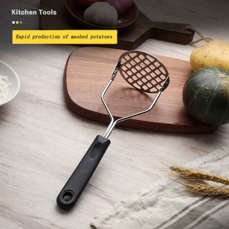 Cross-Border 304 Potato Press Stainless Steel Potato Garlic Press