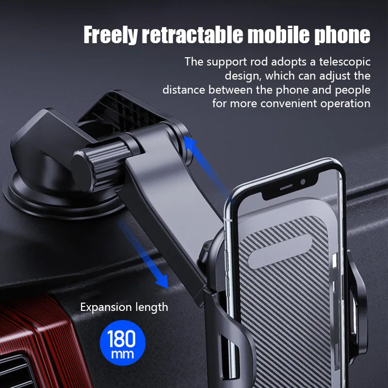 NEW Universal Sucker Car Phone Holder 360° Bracket for Smartphones