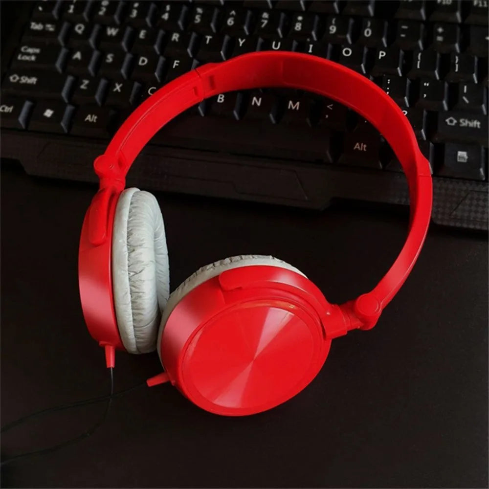 3.5mm Wired HD Sound Head phones For PC MP3 Phone