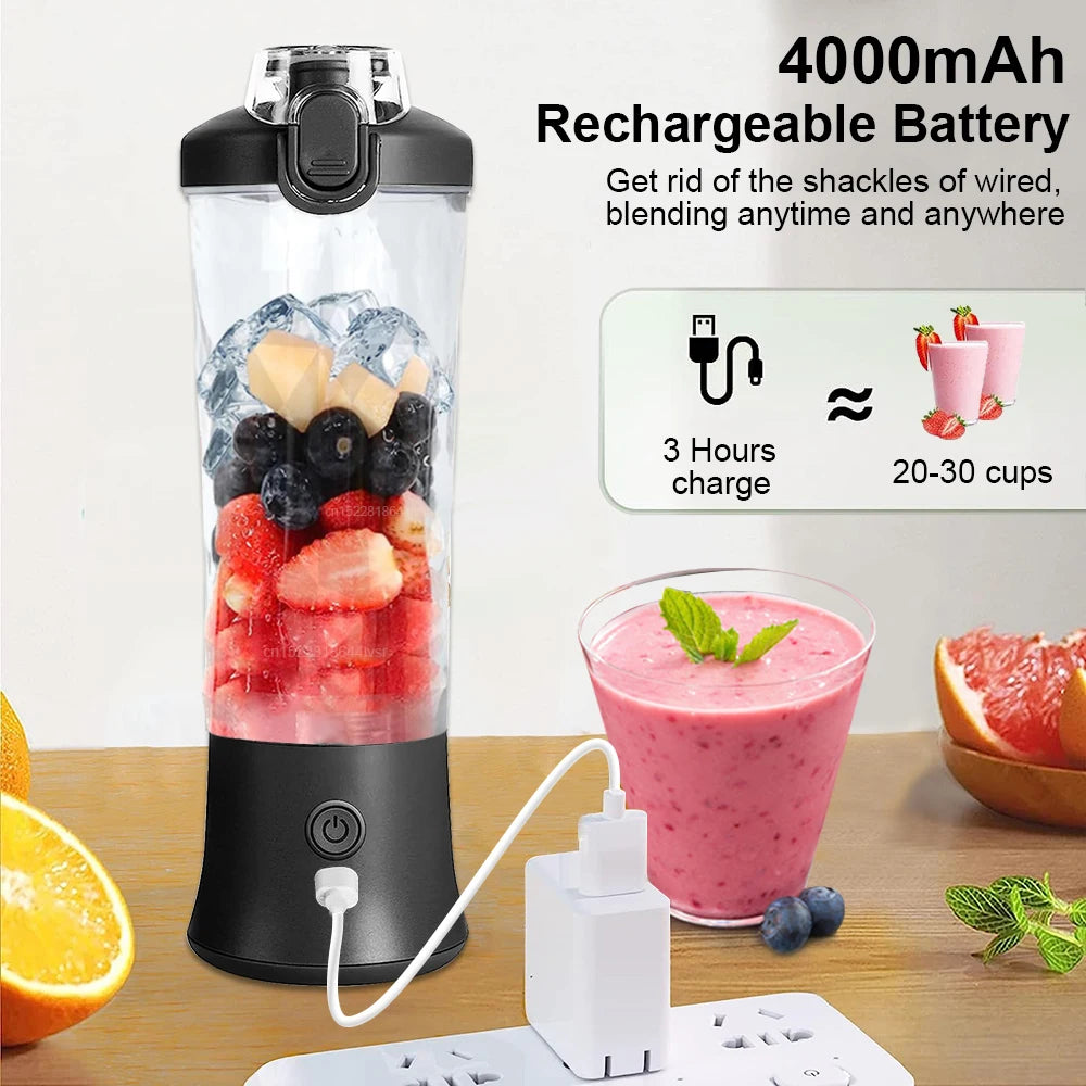 Portable Blender Mini Electric Machine Portable Blender Bottle