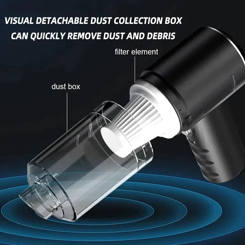 2 In 1 Wireless Vacuum Cleaner Black