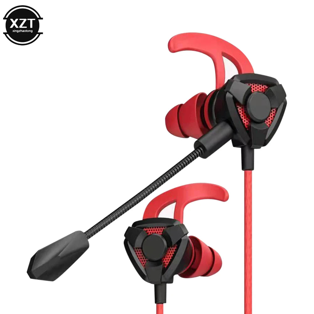 Gamer Headphones Wired Earphone Gamin Phone
