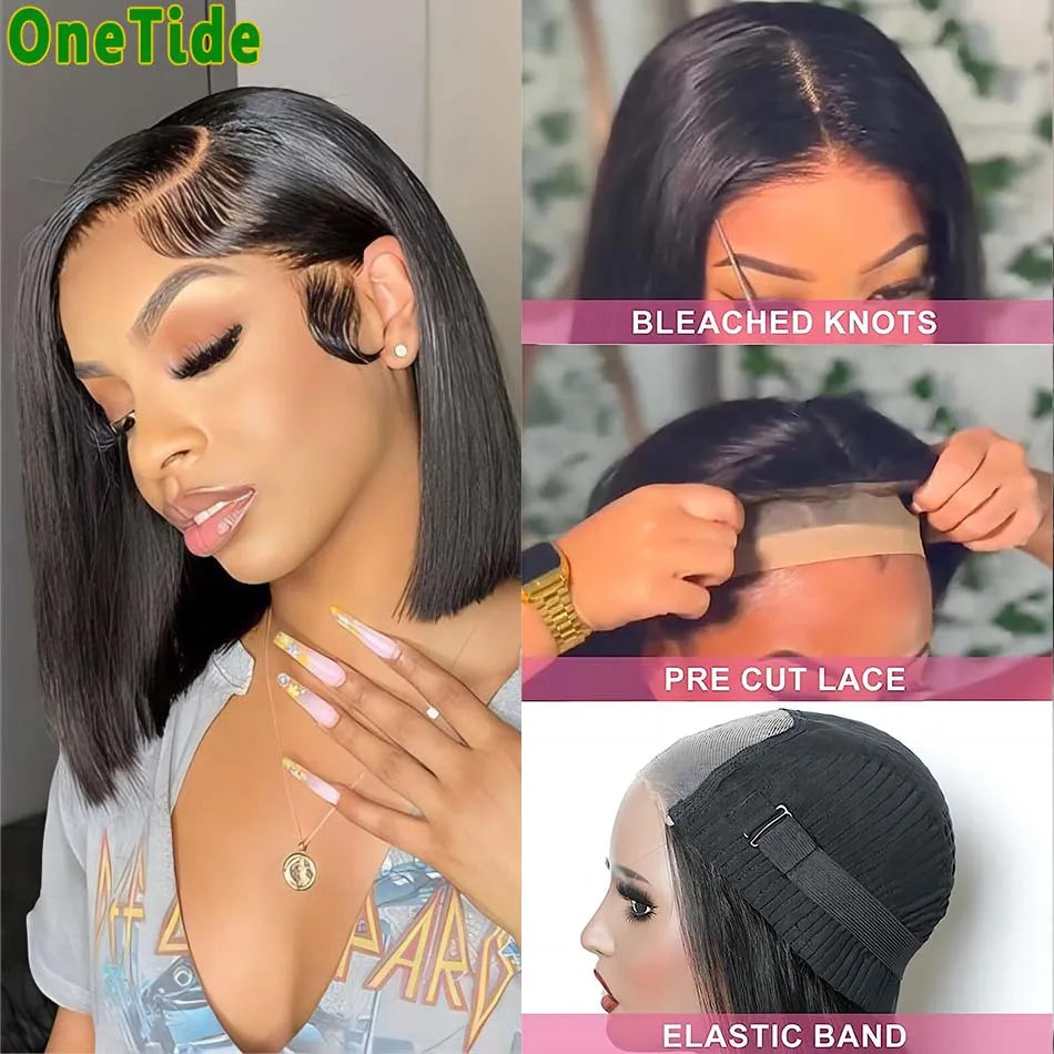 Glueless Wig Human Hair Ready t4x4 Lace Curly Human Hair Wigs for Women
