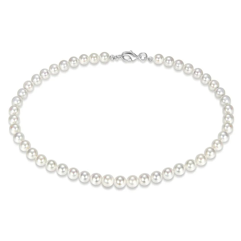 Rock Imitation Pearl Necklace oker Fashion Party Jewelry Gift