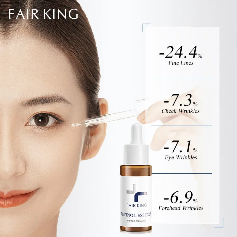 Retinol Wrinkles Remover Face Serum Lifting Firming Anti Aging Essence Fade Fine Lines Moisturizing Brightening Beauty Skin Care