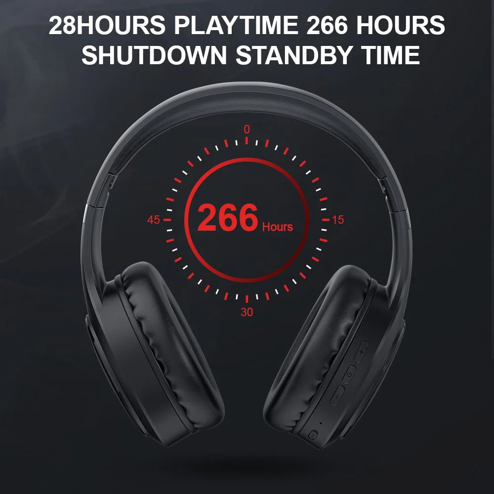 Siindoo JH-919 Wireless Bluetooth Headphones Foldable