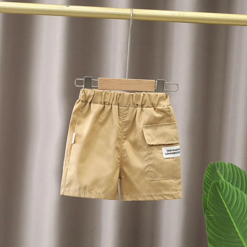 Baby Boy Clothes Set T-shirt+Shorts Kids Boy