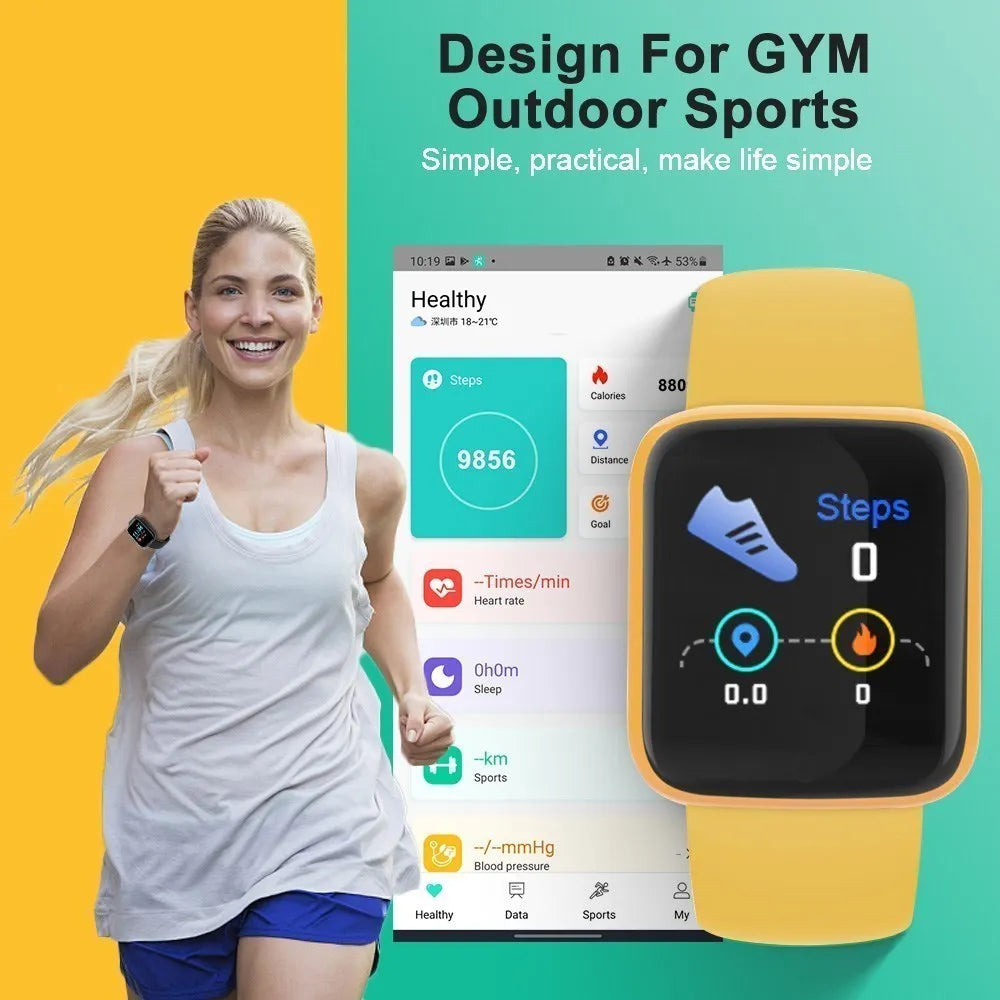 2022 Smart Watch Kids Bluetooth Fitness Tracker