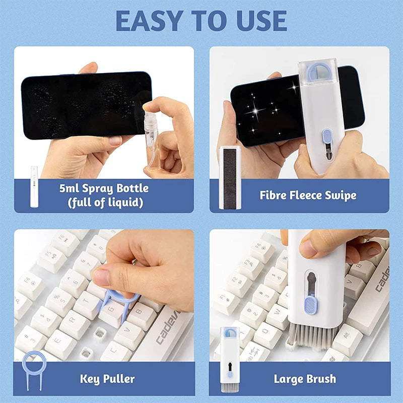 7-in-1 Keyboard Cleaning Kitg Bluetooth Earphones Cleaning Kit