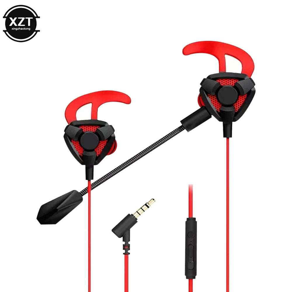 Gamer Headphones Wired Earphone Gamin Phone