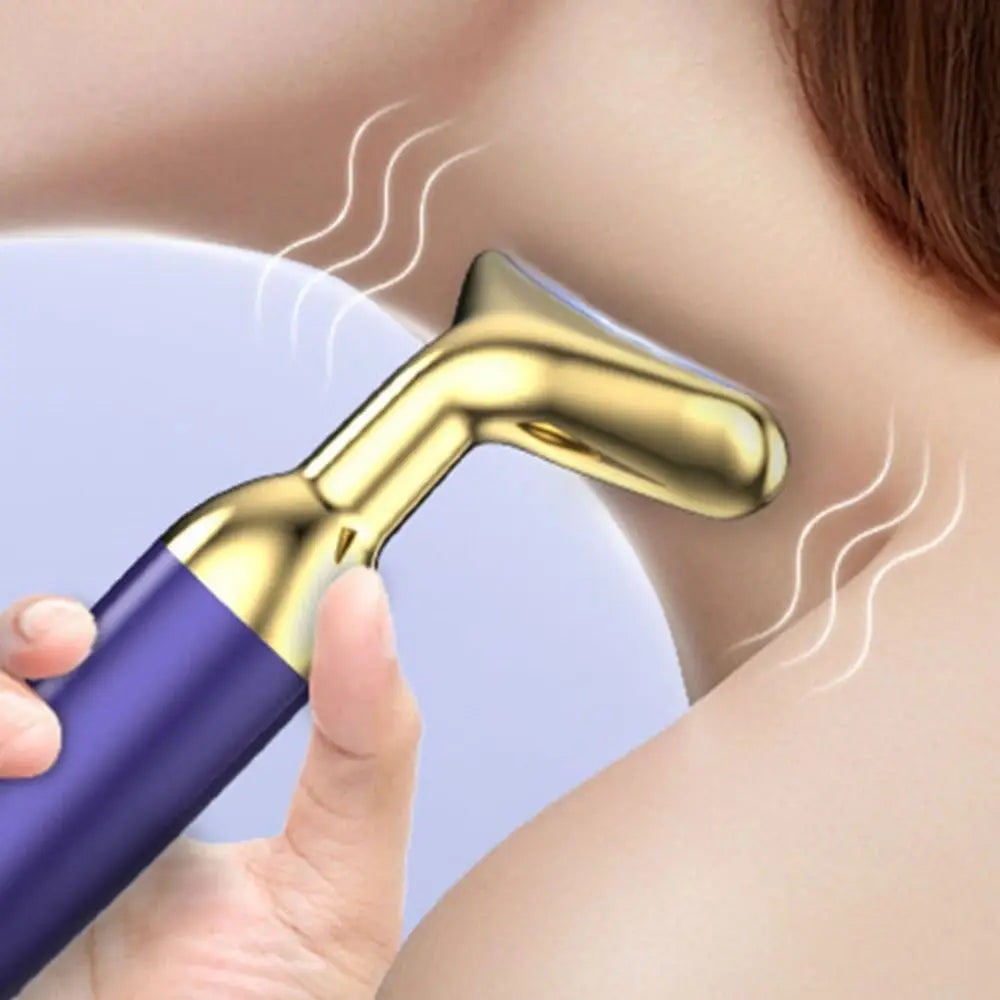 Wrinkle Removal Neck Face Beauty Device Skin Lifting Facial Tighten Vibration Massage Ultrasonic Double Chin Remover