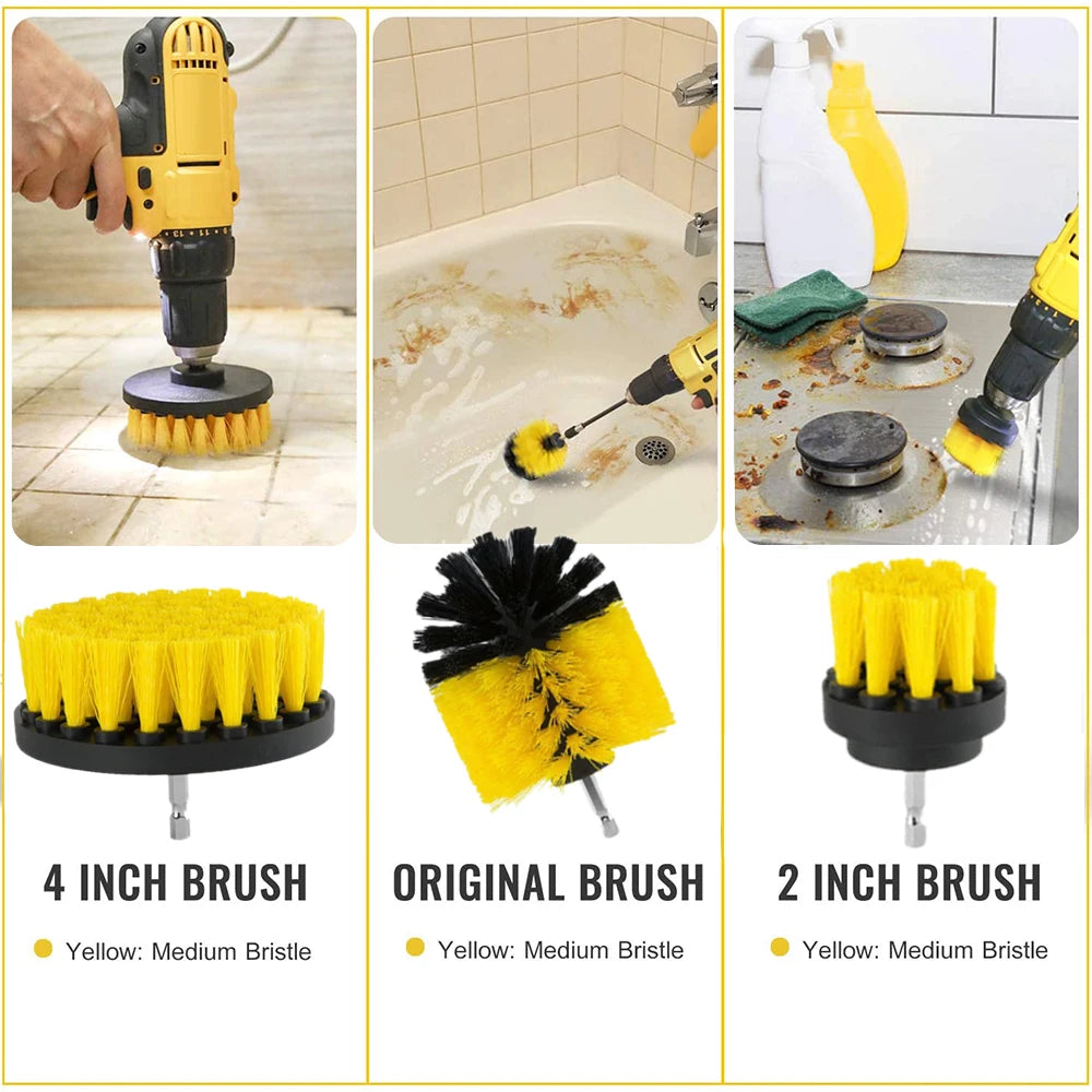 12/4 Pcs Electric room toilet Cleaning Tools household