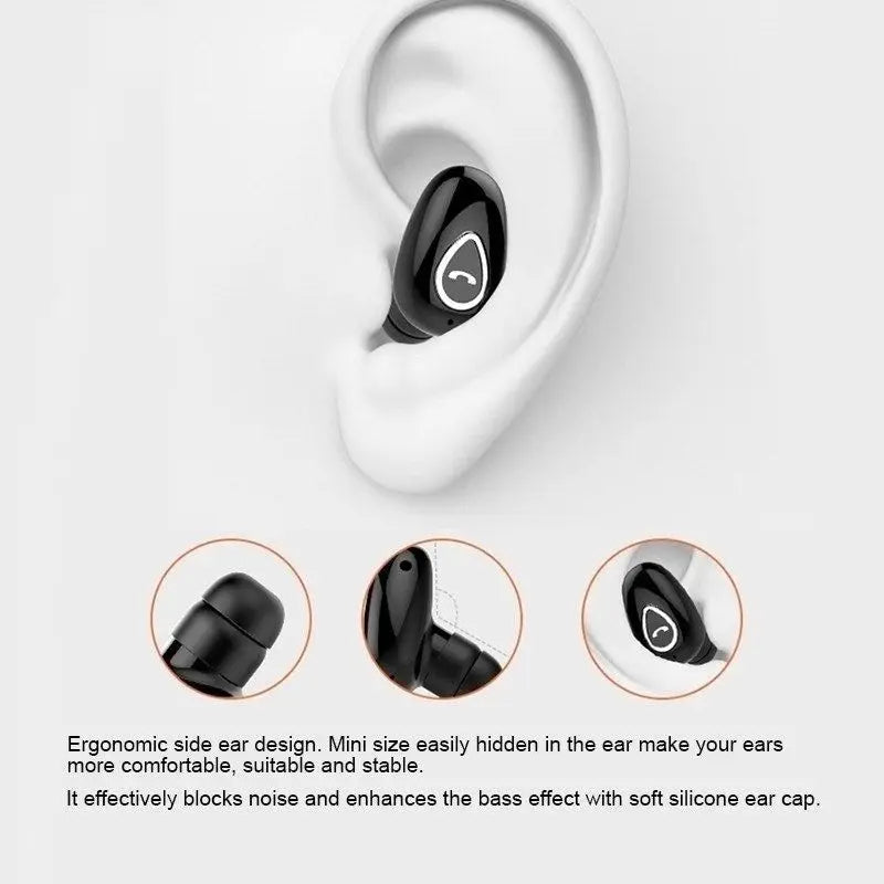 YX01 Mini Invisible Ture Wireless Earphones Bluetooth Headphone Handsfree Hifi Stereo HD Call Headset TWS Earbud With Microphone