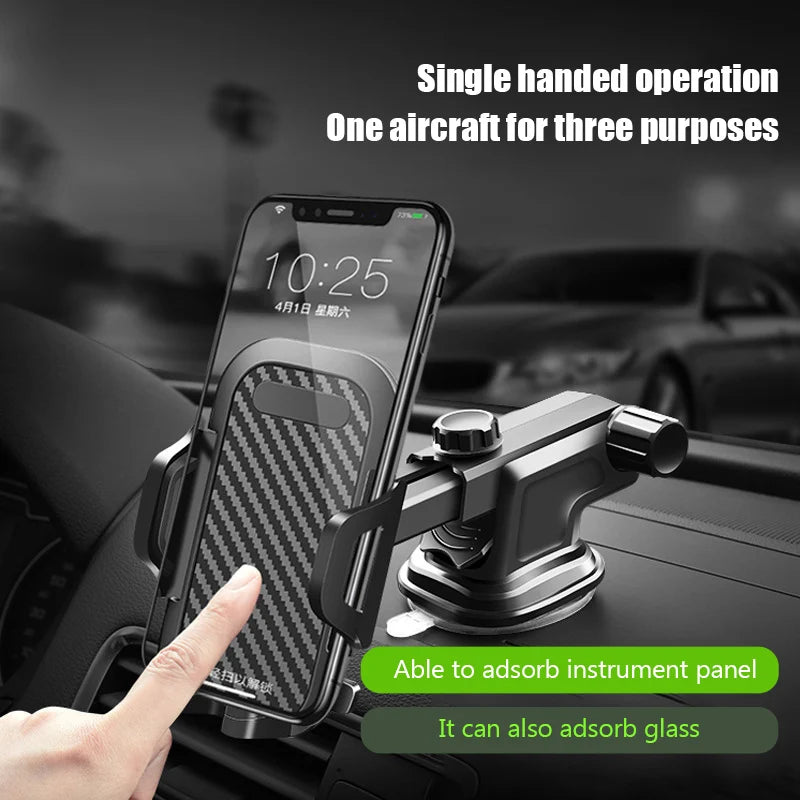 NEW Universal Sucker Car Phone Holder 360° Bracket for Smartphones