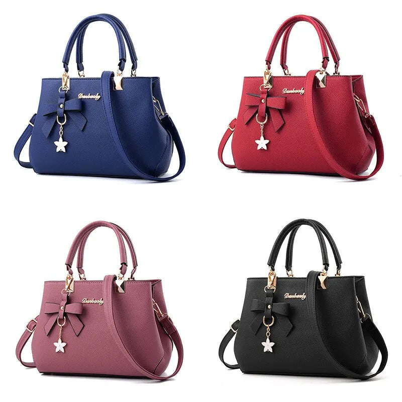 Fashion Solid Color With Bow One Sho For Women
