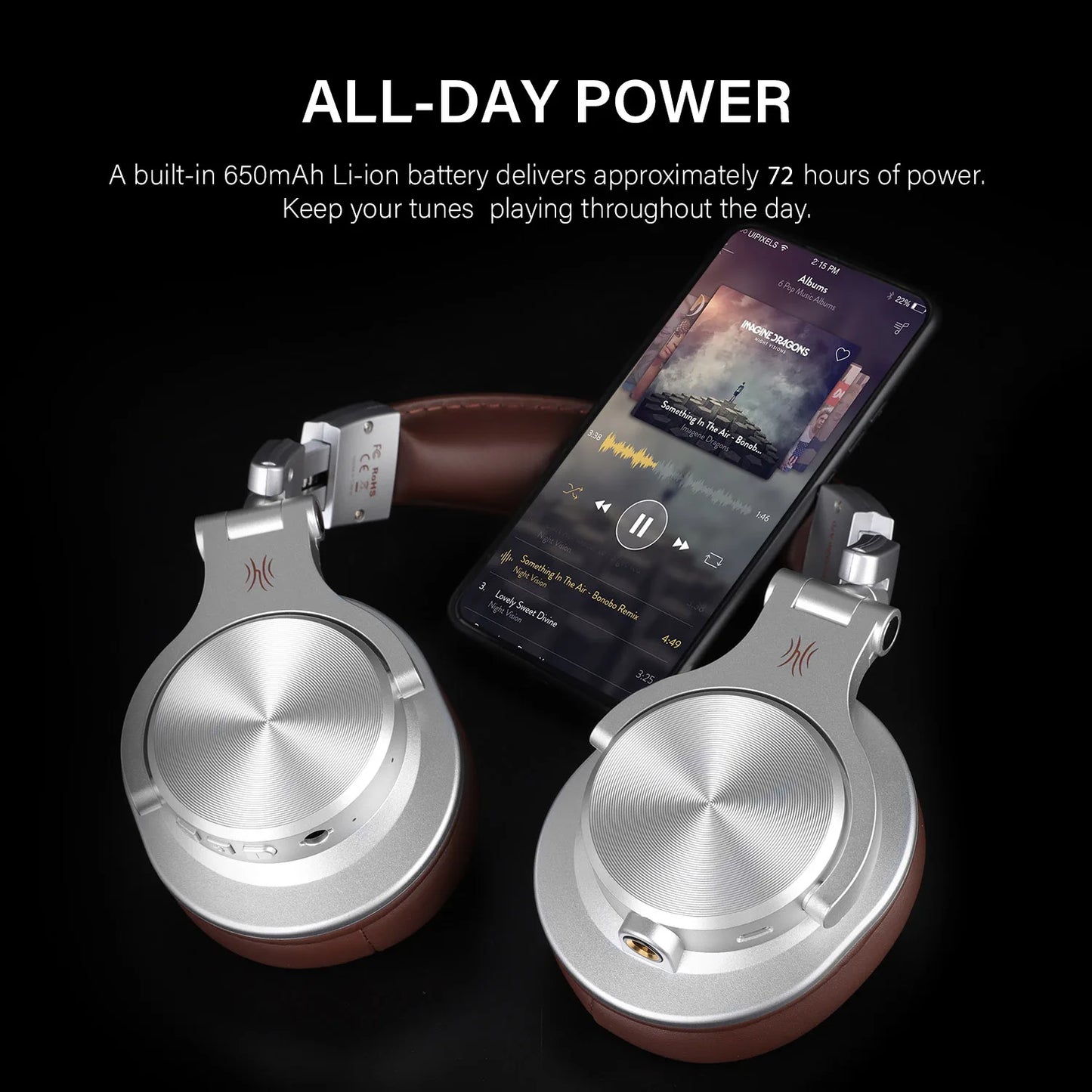 Oneodio A70 Fusion Wired + Wireless Bluetooth Recording Headset