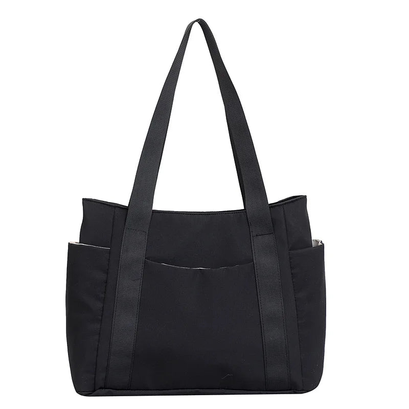 2023 New Women's Bag Solid Color Tote Bag Commuting