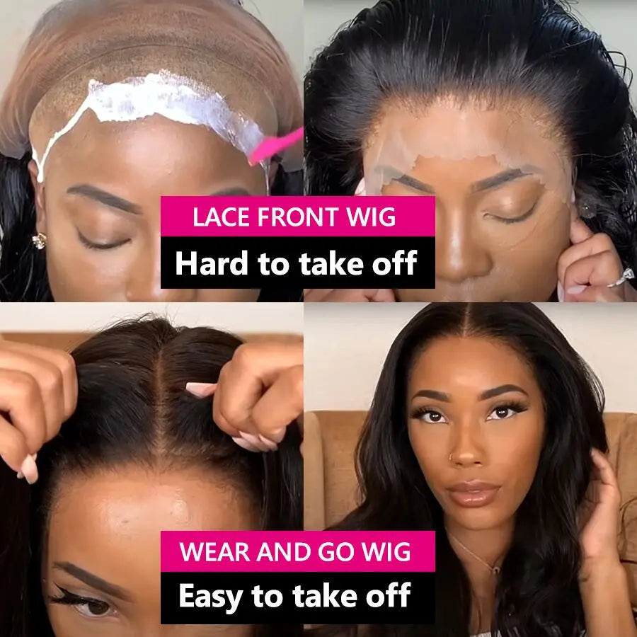 Glueless Straight Lace Wig 13x4 Lace Front Wigs Wear 6x4 5x5