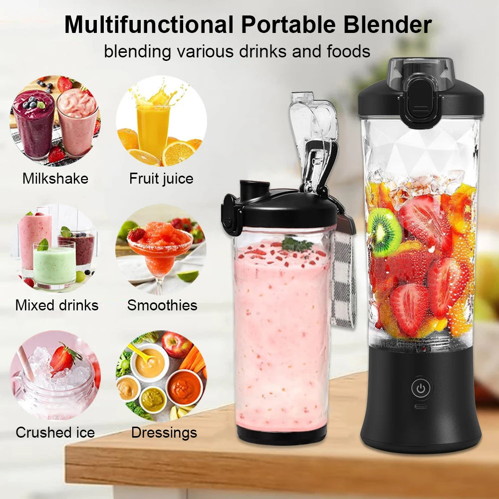 Portable Blender Mini Electric Machine Portable Blender Bottle