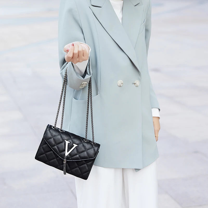 Black Luxury Handbags And Purse Women
