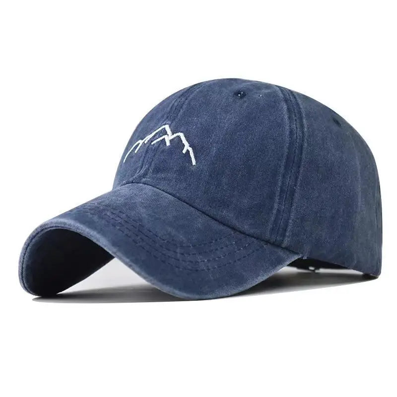 Unisex Washed Cotton Cap Mountain