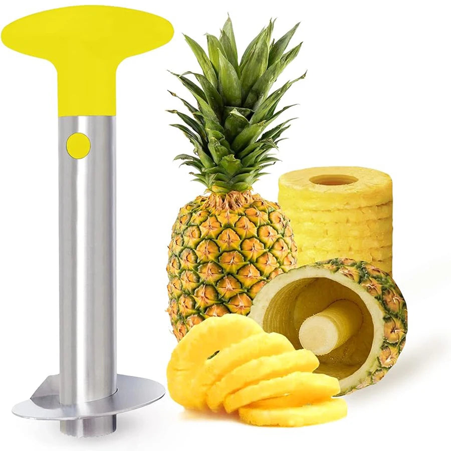 Pineapple Corer and Slicer Tool, Stainless Steel