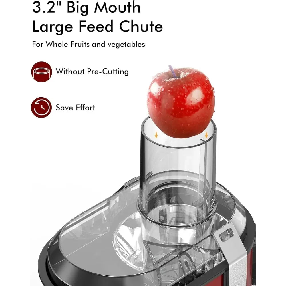 Juicer Machine, 800W Centrifugal Juicer wiht Speeds