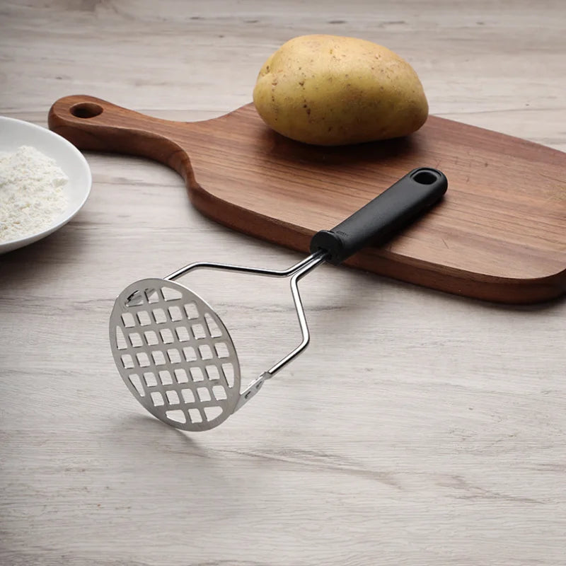 Cross-Border 304 Potato Press Stainless Steel Potato Garlic Press