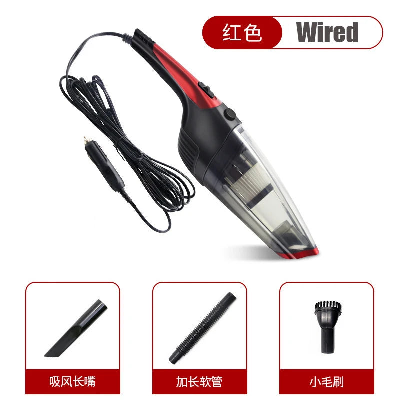 Car Vacuum Cleaner Wireless ired Cleaner 5M Cigarette Lighter Power Cord