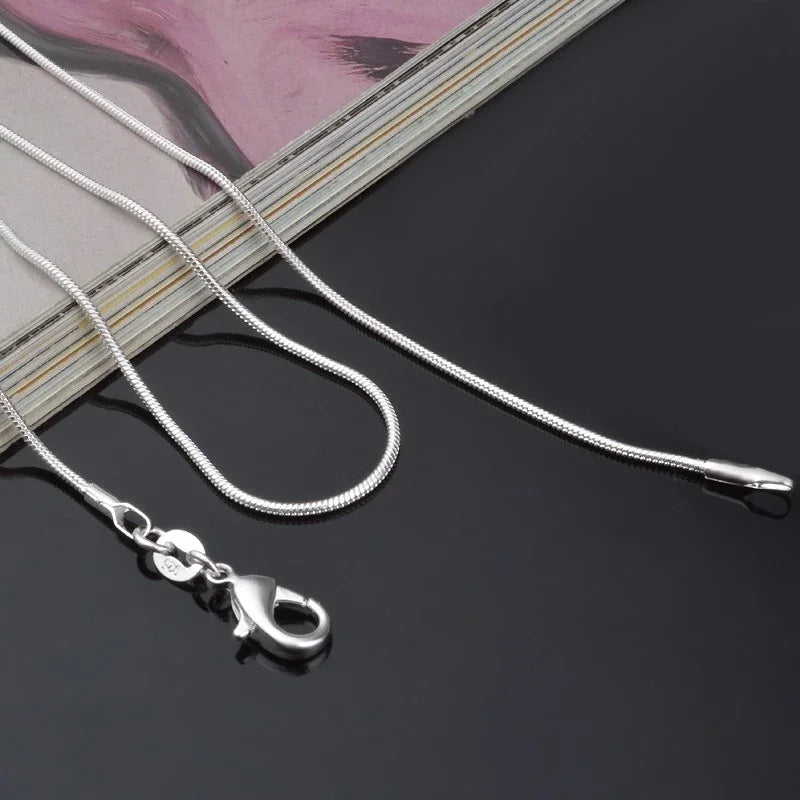925 sterling silver necklace women,