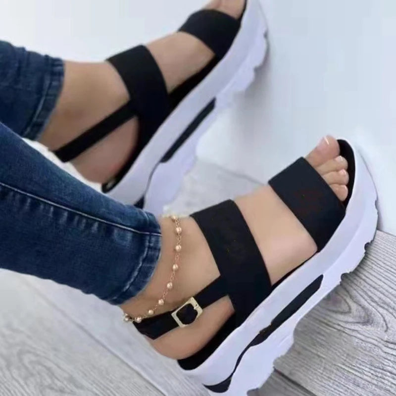 Women Shoes Spring Summer Sandals Peep Toe