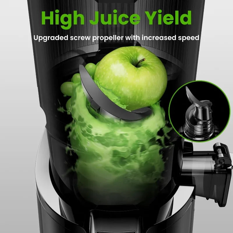 Cold Press Juicer, Amumu Slow Mastic Whole Fruits & Vegetable