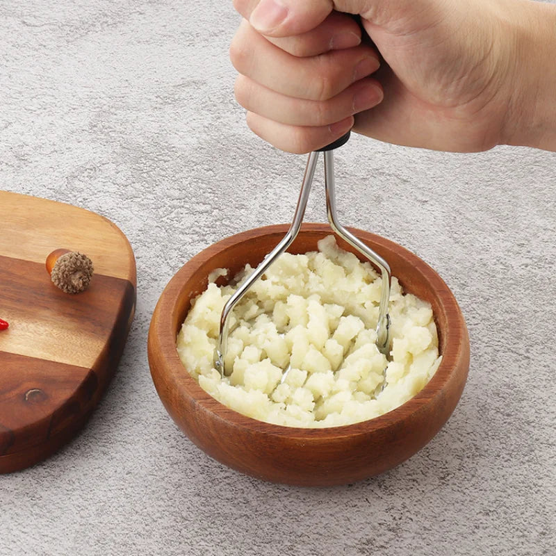 Cross-Border 304 Potato Press Stainless Steel Potato Garlic Press